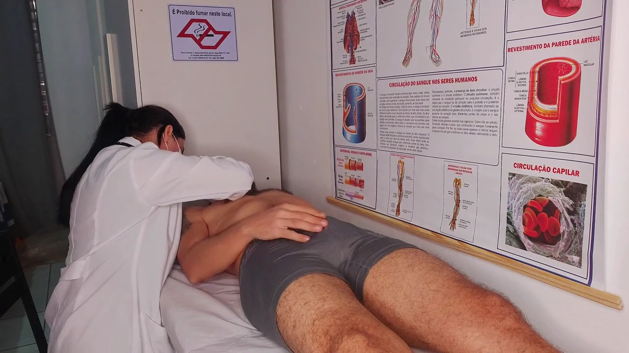 A young man found himself in a hospital setting for a playful scenario. He couldn’t imagine the nurse would react so boldly. Things took an unexpected turn with a surprising intimate moment, reminiscent of the daring and provocative encounters often featured on FakeHospital.